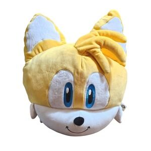 Tomy Sonic the Hedgehog Tails Club Mocchi Mocchi Plush 12in Yellow Squishy T1280
